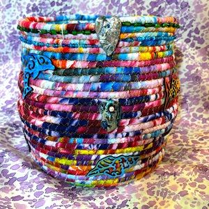 Handmade rope basket